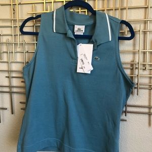 Lacoste | sleeveless polo New with Tags
